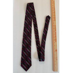 NWT Calvin Klein Men's Extra Long Tie Diamond Pattern